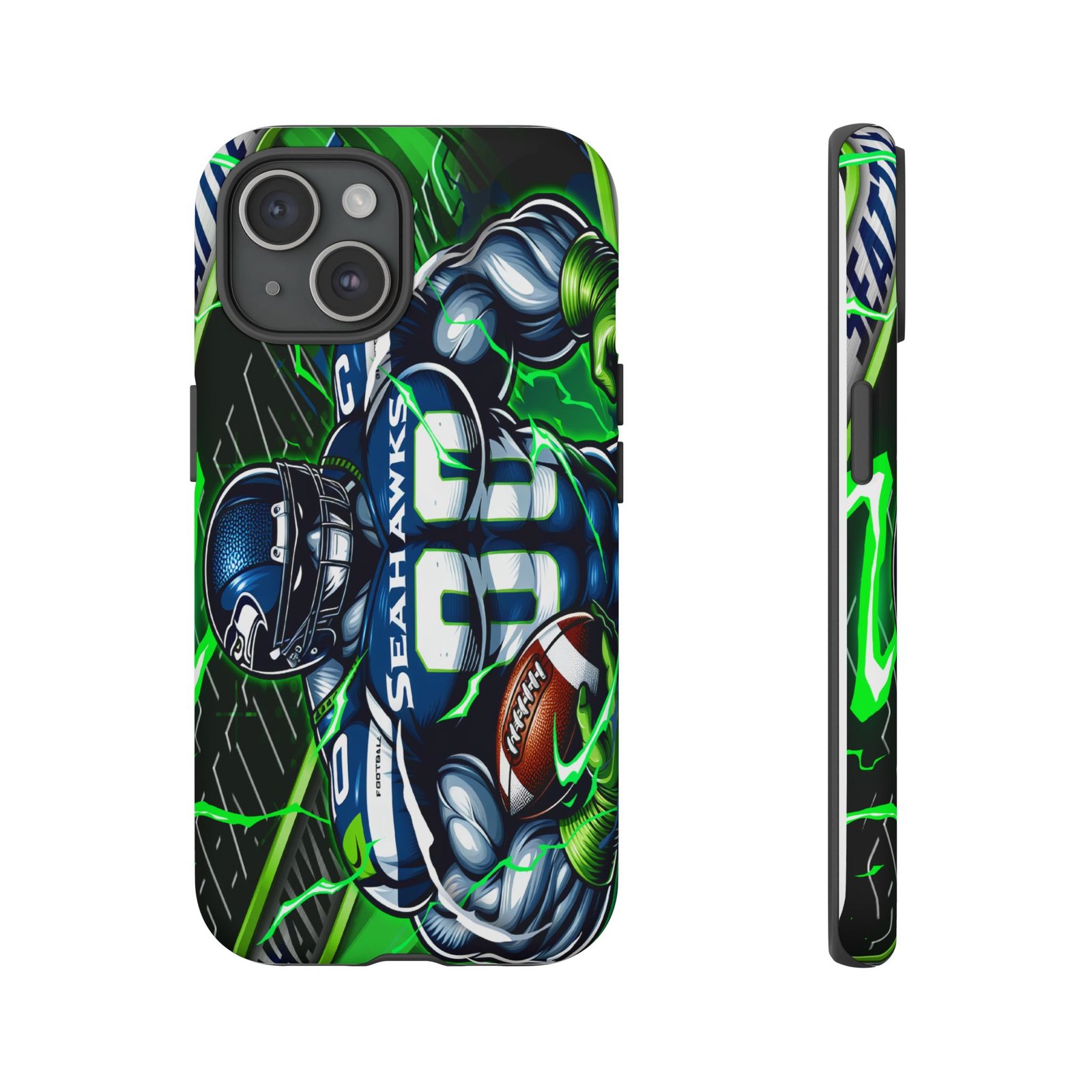 Seahawks Phone Case, Tough Cases for NFL Fans, Sports Accessories, Team Merchandise, Game Day Essentials, Unique Gift Idea - Image 4
