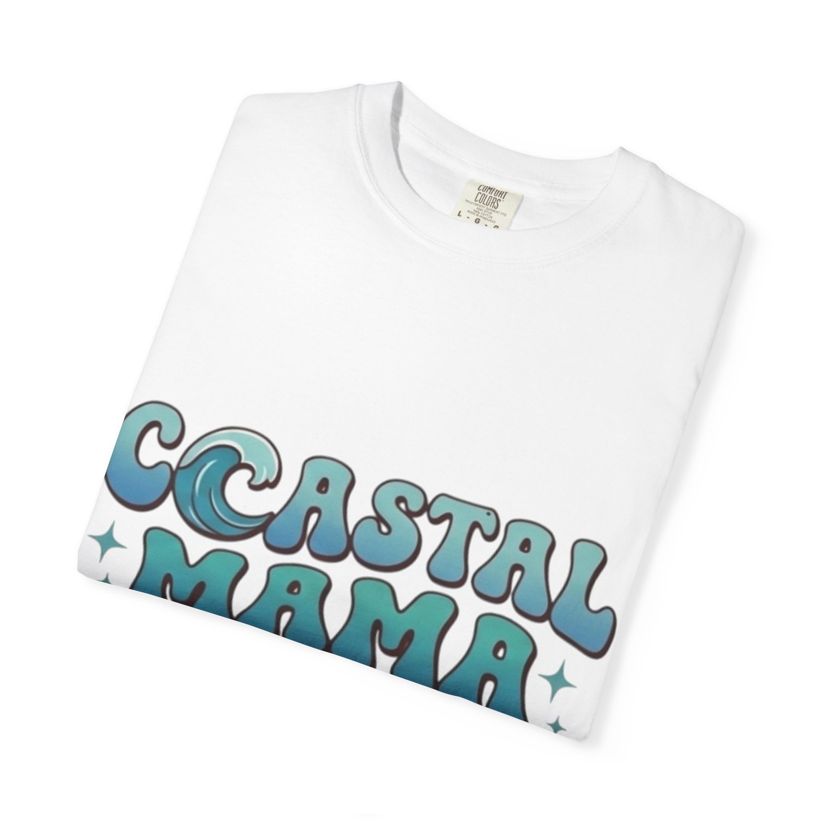 Coastal Mama Beach Bum T-shirt | Seaside Vibes Graphic Tee - Image 3