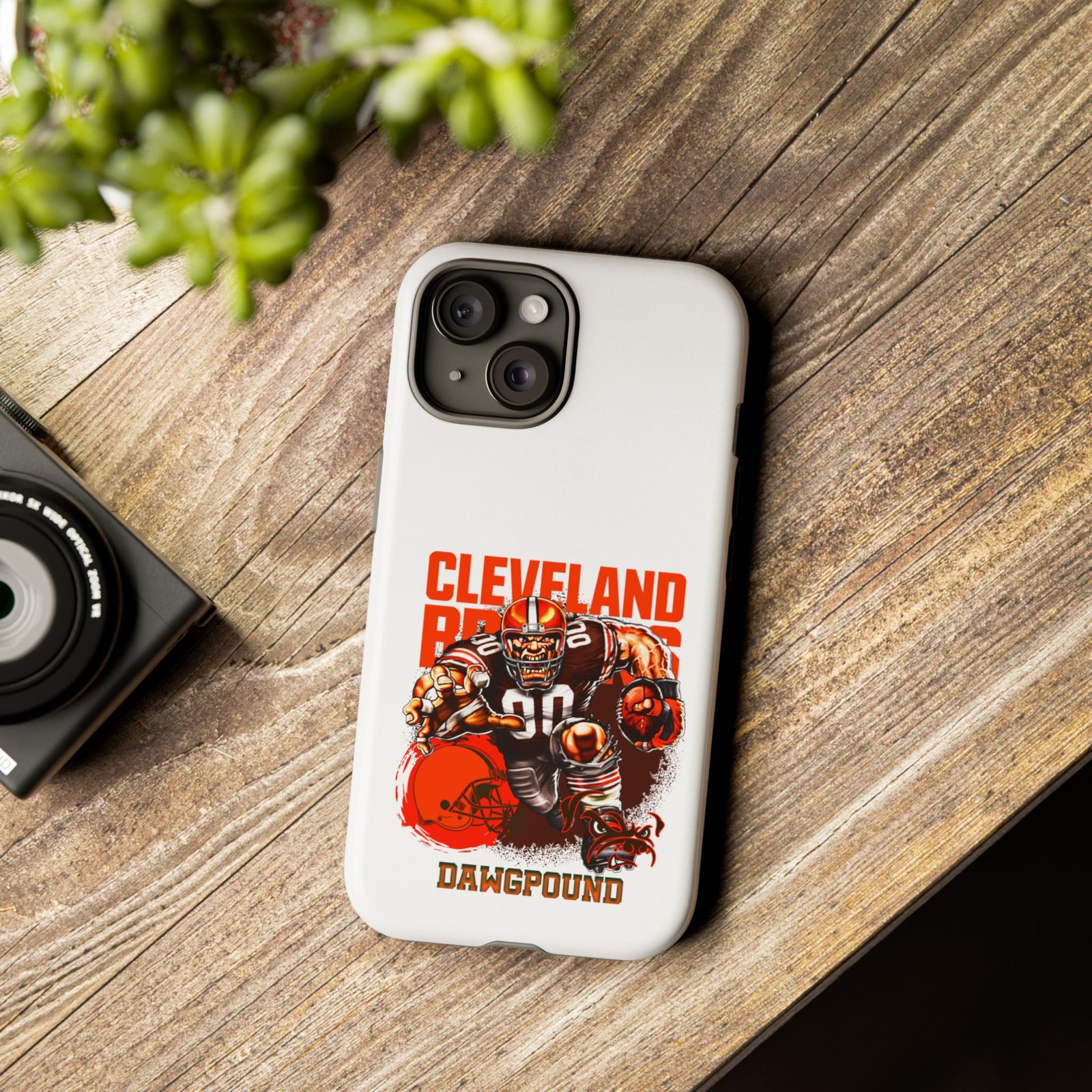 Cleveland Browns tough case, Tough Cases for Football Fans, Custom Team Merchandise, Game Day Accessories, Unique Gifts for Supporters - Image 3