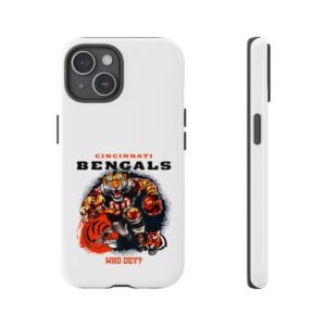 Cincinnati Bengals Tough Case - Durable iPhone Cover, Football Fan Accessory, Team Spirit Gift, Game Day Essential, Sports Phone Protection