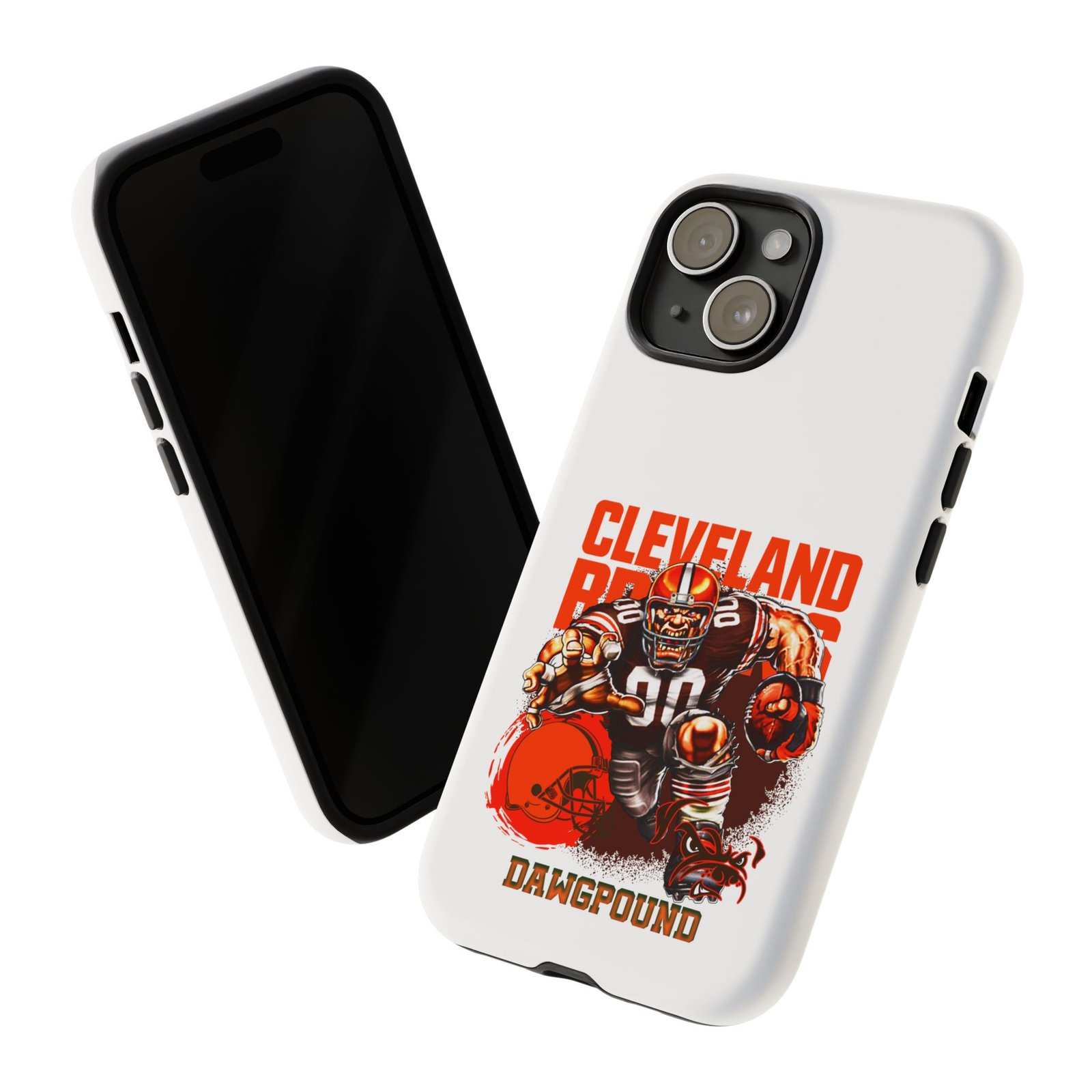 Cleveland Browns tough case, Tough Cases for Football Fans, Custom Team Merchandise, Game Day Accessories, Unique Gifts for Supporters - Image 5