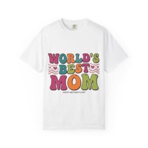 World's Best Mom T-shirt | Retro Groovy Mother's Day Tee