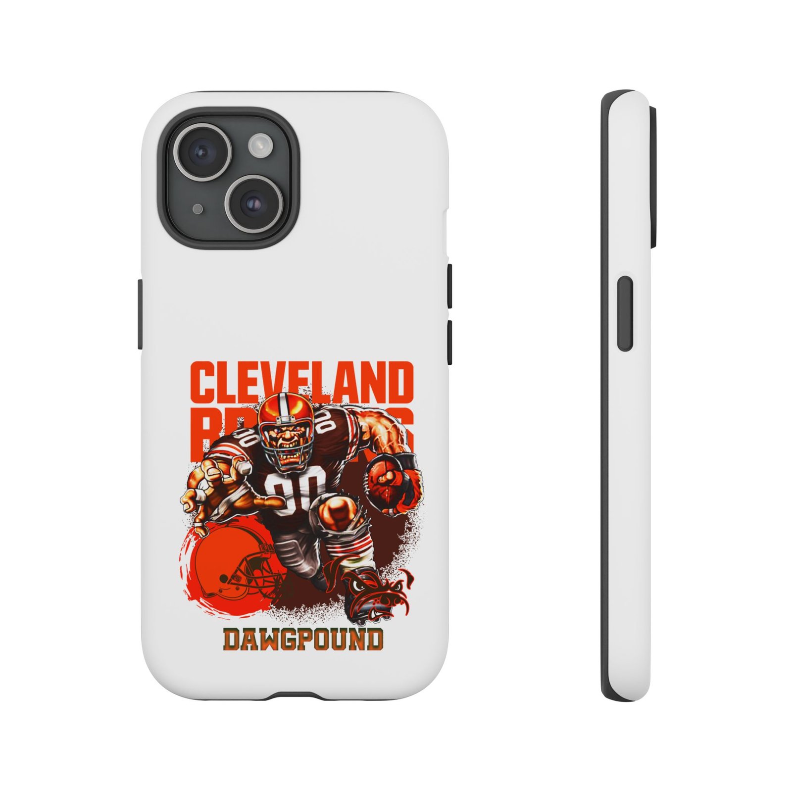 Cleveland Browns tough case, Tough Cases for Football Fans, Custom Team Merchandise, Game Day Accessories, Unique Gifts for Supporters - Image 4