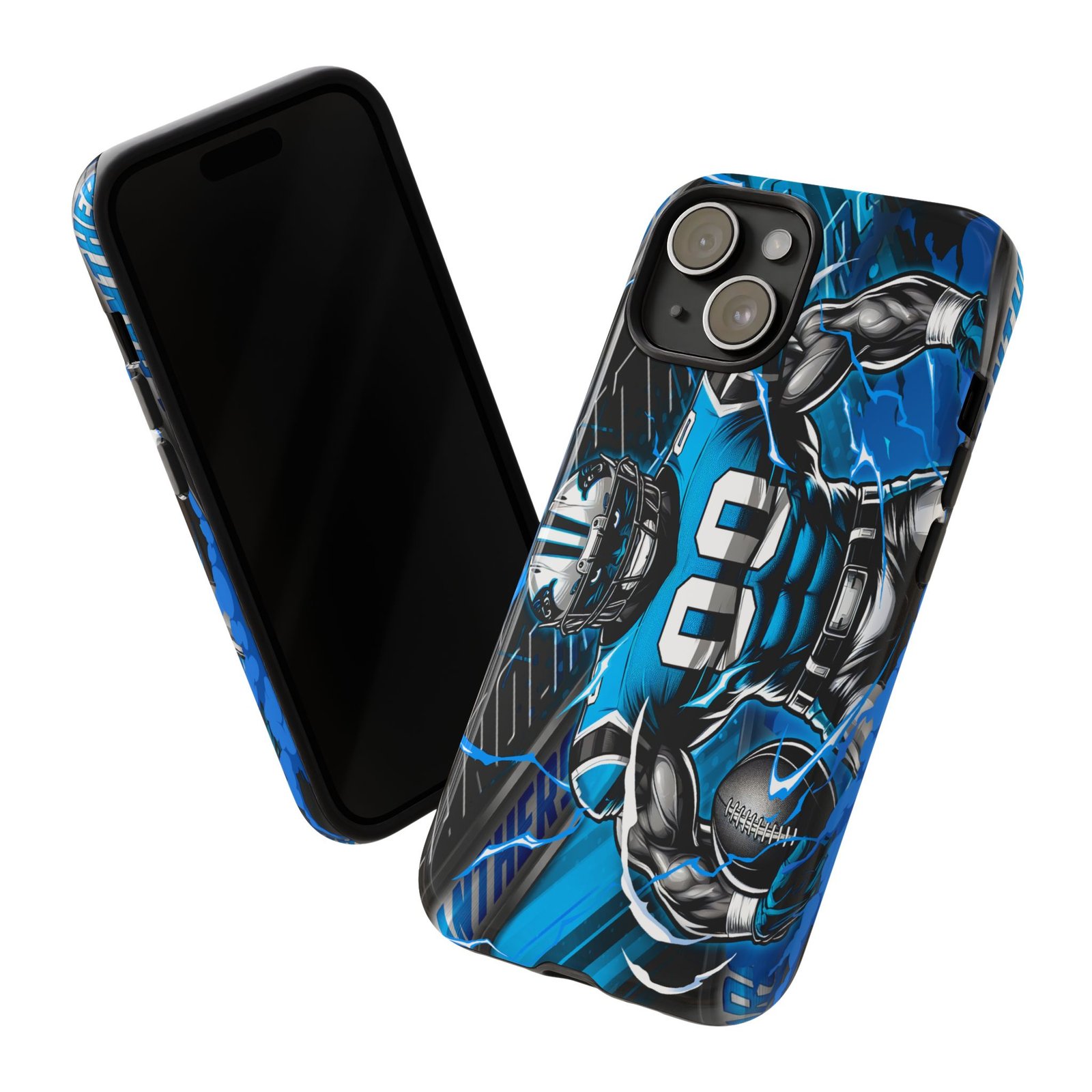 Panthers Phone Case - Tough Protective Shell for Sports Fans, iPhone Cover, Team Merchandise, Gift for Him/Her, Customizable Design - Image 2