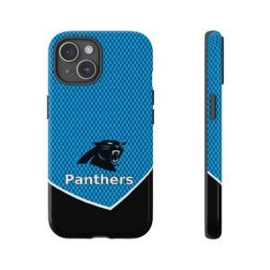 Panthers Phone Case - Tough Protective Shell for Sports Fans, iPhone Cover, Team Merchandise, Gift for Him/Her, Customizable Design