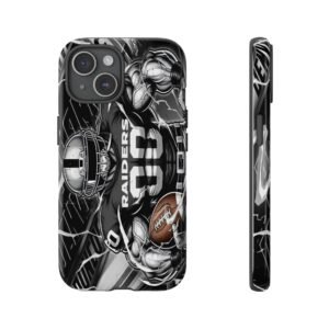 Raiders Phone Case, Tough Phone Cover for Sports Fans, Durable Case for Gamers, NFL Merchandise, Great Gift for Football Enthusiasts