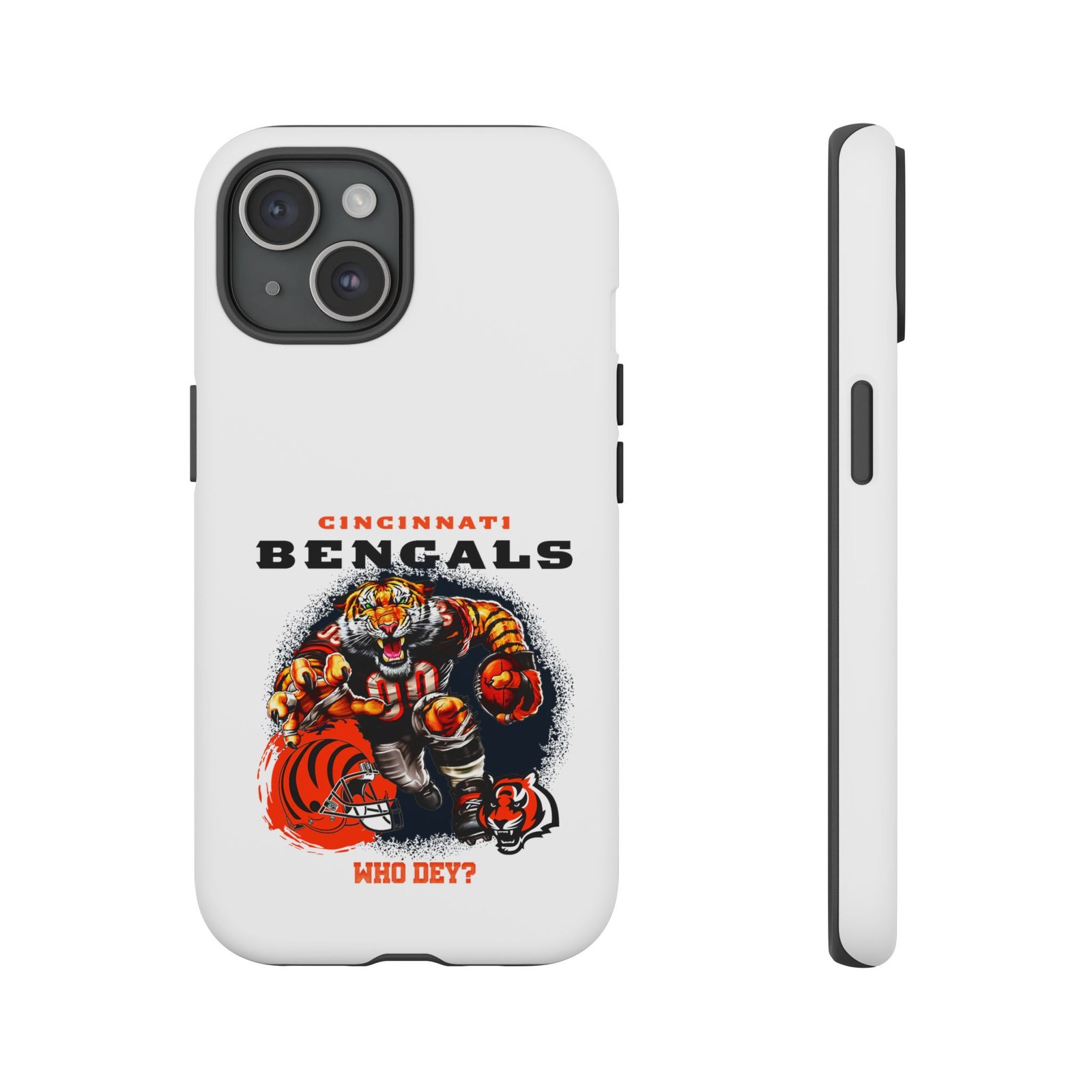 Cincinnati Bengals Tough Case - Durable iPhone Cover, Football Fan Accessory, Team Spirit Gift, Game Day Essential, Sports Phone Protection - Image 4