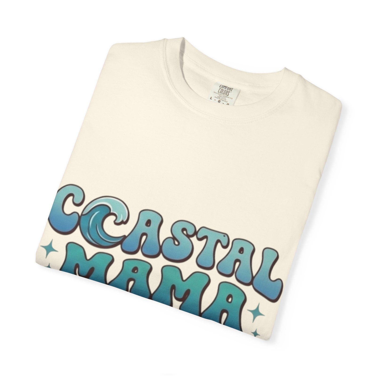 Coastal Mama Beach Bum T-shirt | Seaside Vibes Graphic Tee - Image 7