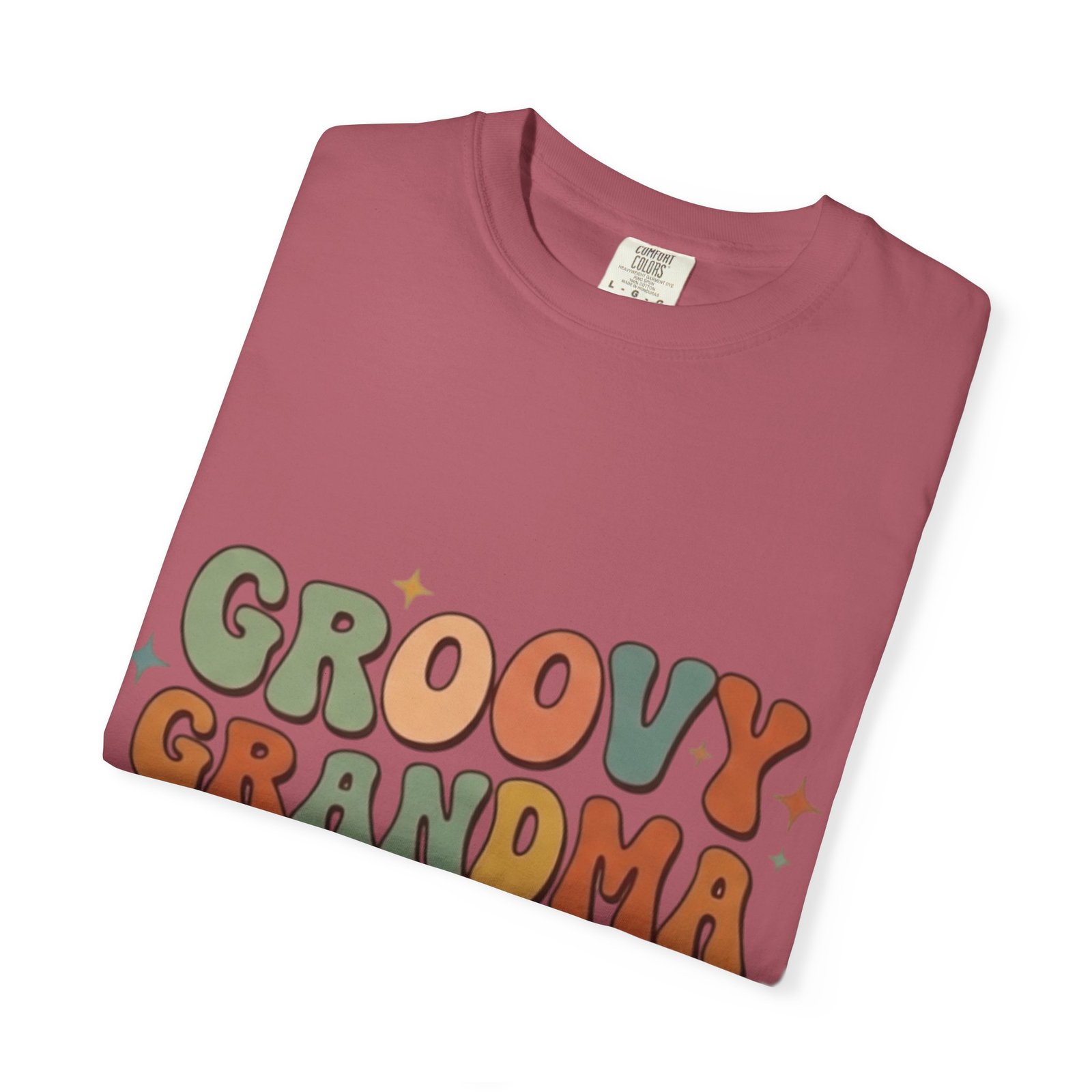 Groovy Grandma graphic T-shirt | Retro hippie typography, bear illustration - Image 19