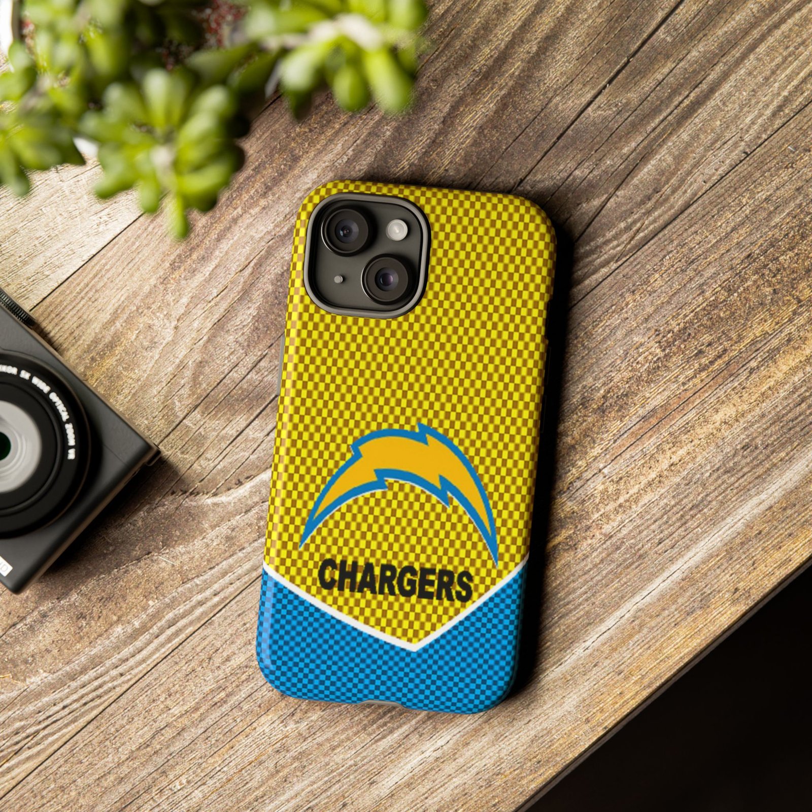 Chargers Stylish Phone Case for Chargers Fans, Durable Chargers iPhone Case, Sporty Cover for Game Day, Custom Chargers Accessories - Image 3