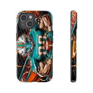 Dolphins Phone Case, Tough Cases, Miami Dolphins Merchandise, NFL Fan Gift, Protective Phone Cover, Sporty Accessories