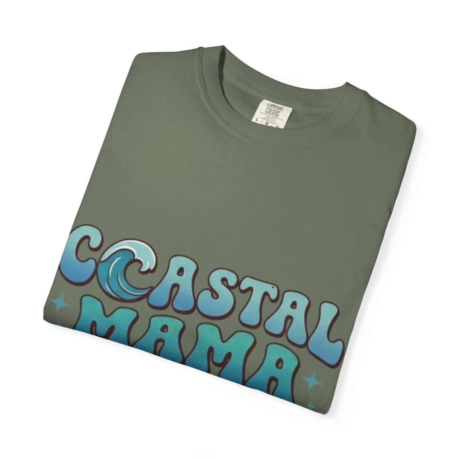Coastal Mama Beach Bum T-shirt | Seaside Vibes Graphic Tee - Image 11