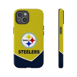 Steelers Tough Phone Case, Durable Mobile Cover, Sports Fan Gift, Team Pride Accessory, Game Day Essential