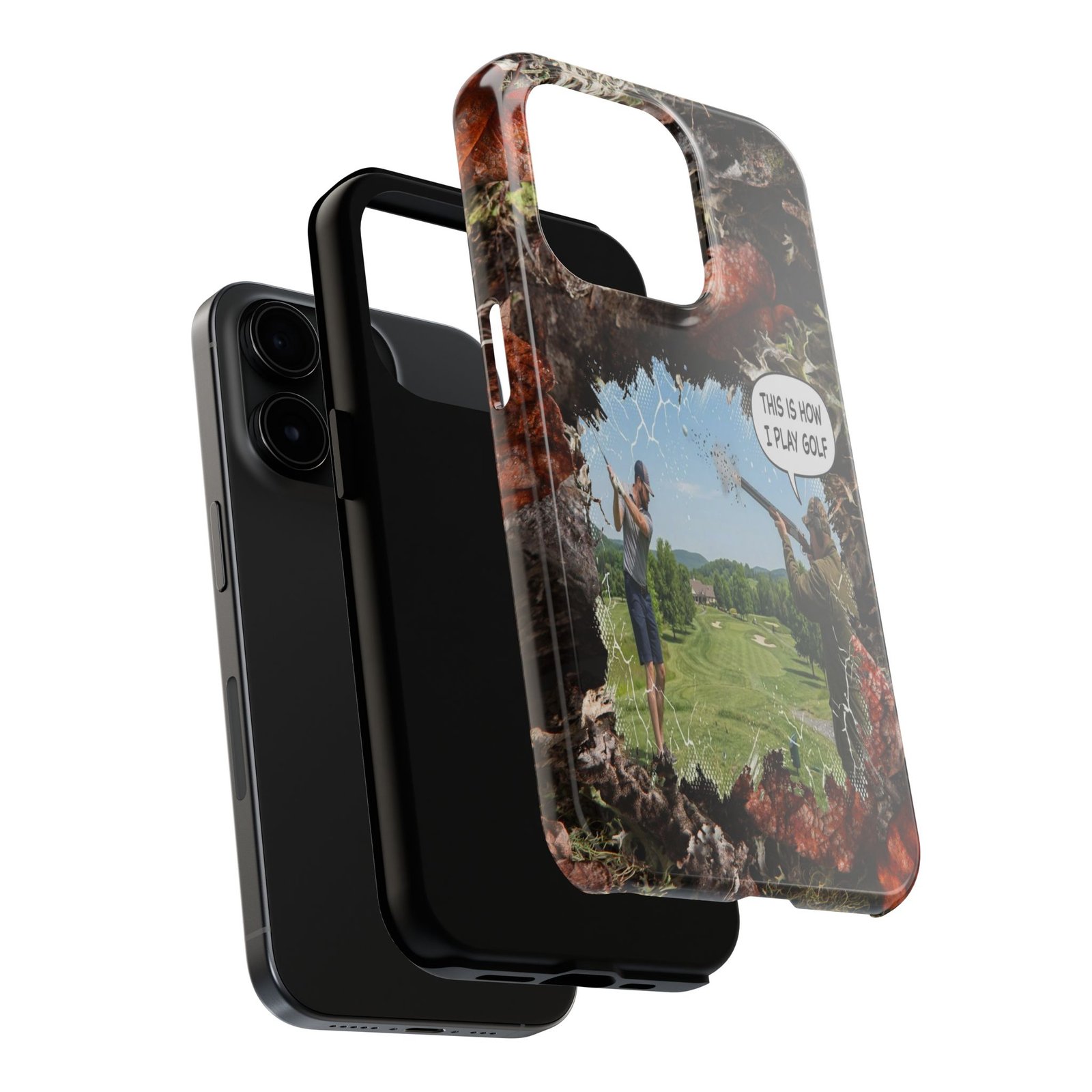 Golf Camo Tough Phone Case – “This Is How I Play Golf” Protective iPhone Cover - Image 6
