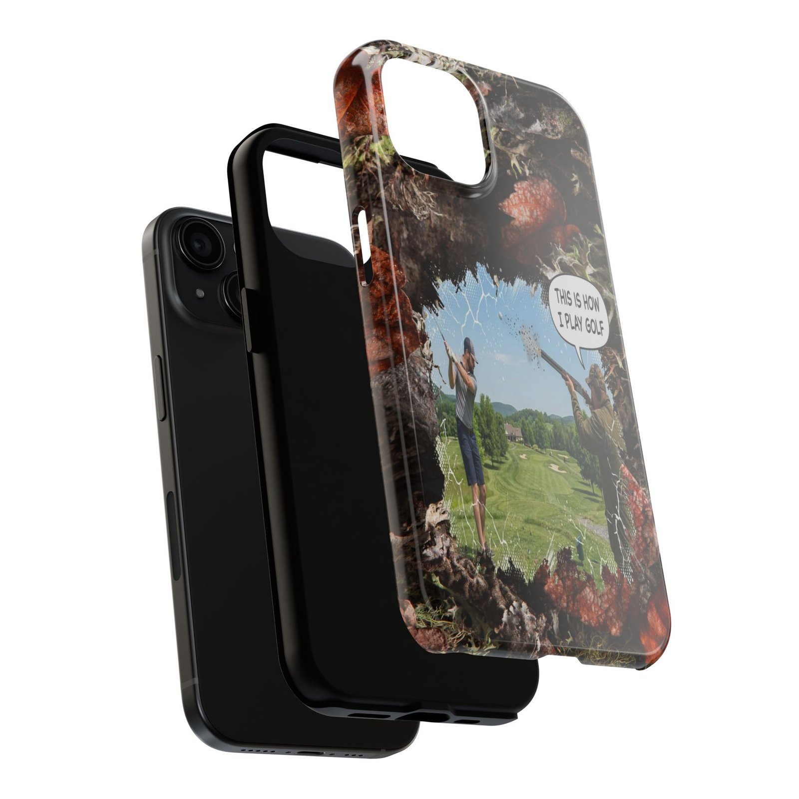 Golf Camo Tough Phone Case – “This Is How I Play Golf” Protective iPhone Cover - Image 2