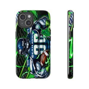 Seahawks Phone Case, Tough Cases for NFL Fans, Sports Accessories, Team Merchandise, Game Day Essentials, Unique Gift Idea